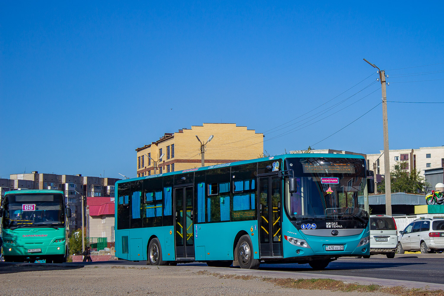 Карагандинская область, Yutong ZK6118HGA (QazTehna) № 410 AV 09 Карагандинская область, Yutong ZK6118HGA (QazTehna) № 410 AV 09