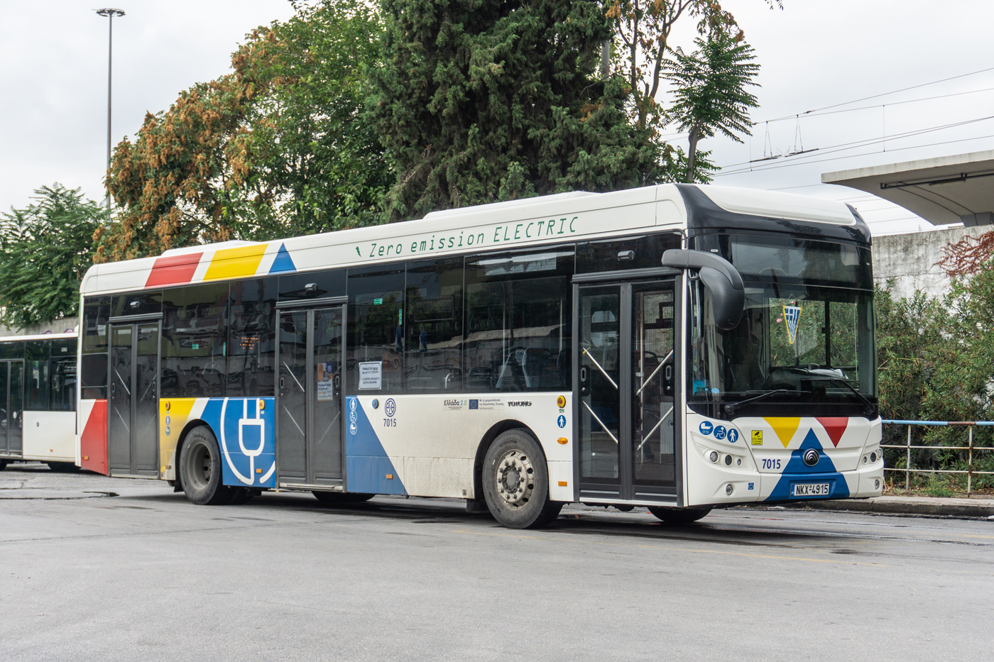 Греция, Yutong E12 (ZK6128BEVG) № 7015