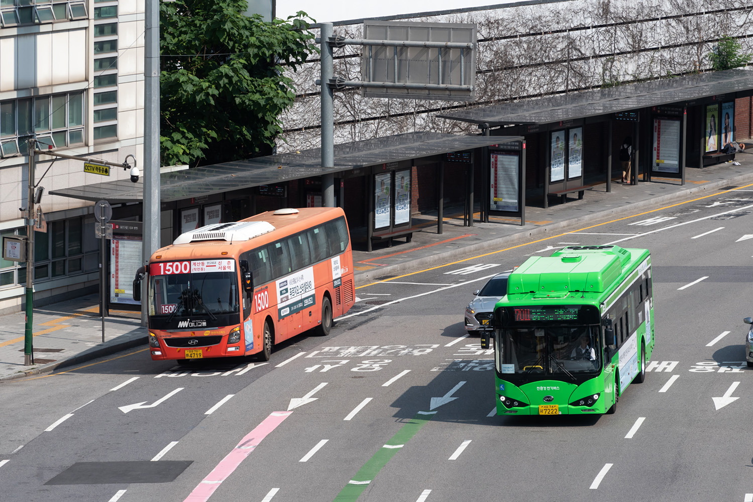 Южная Корея, Hyundai Universe Space Elegance № 인천 70 바 4719; Южная Корея, BYD K9 (eBus-12) № 7222