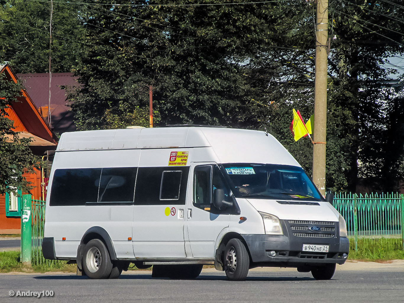 Чувашия, Имя-М-3006 (Z9S) (Ford Transit) № В 940 НЕ 21