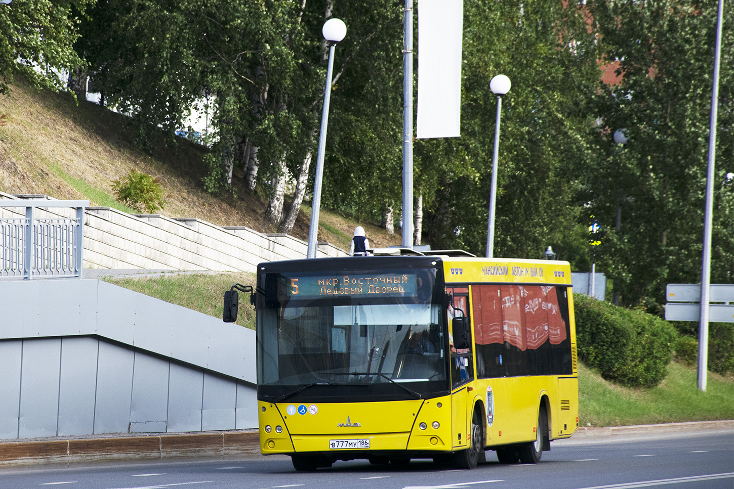 Ханты-Мансийский АО, МАЗ-206.085 № В 777 МУ 186