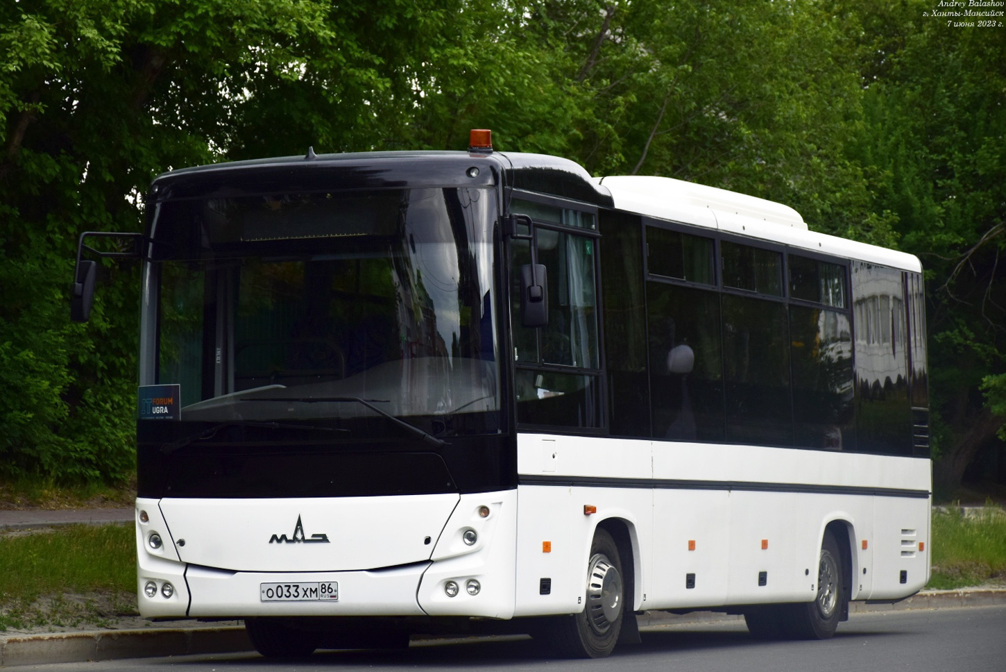 Khanty-Mansi AO, MAZ-232.062 Nr. О 033 ХМ 86