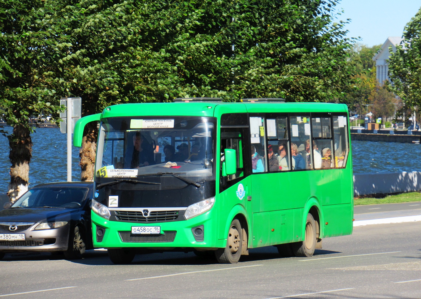 Удмуртия, ПАЗ-320435-04 "Vector Next" № О 458 ОС 18