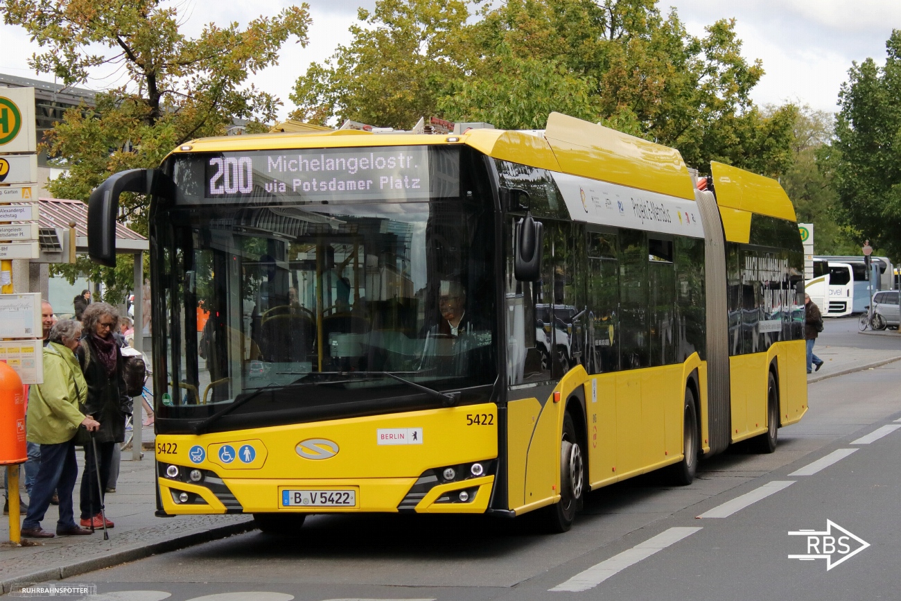 Берлин, Solaris Urbino IV 18 electric № 5422