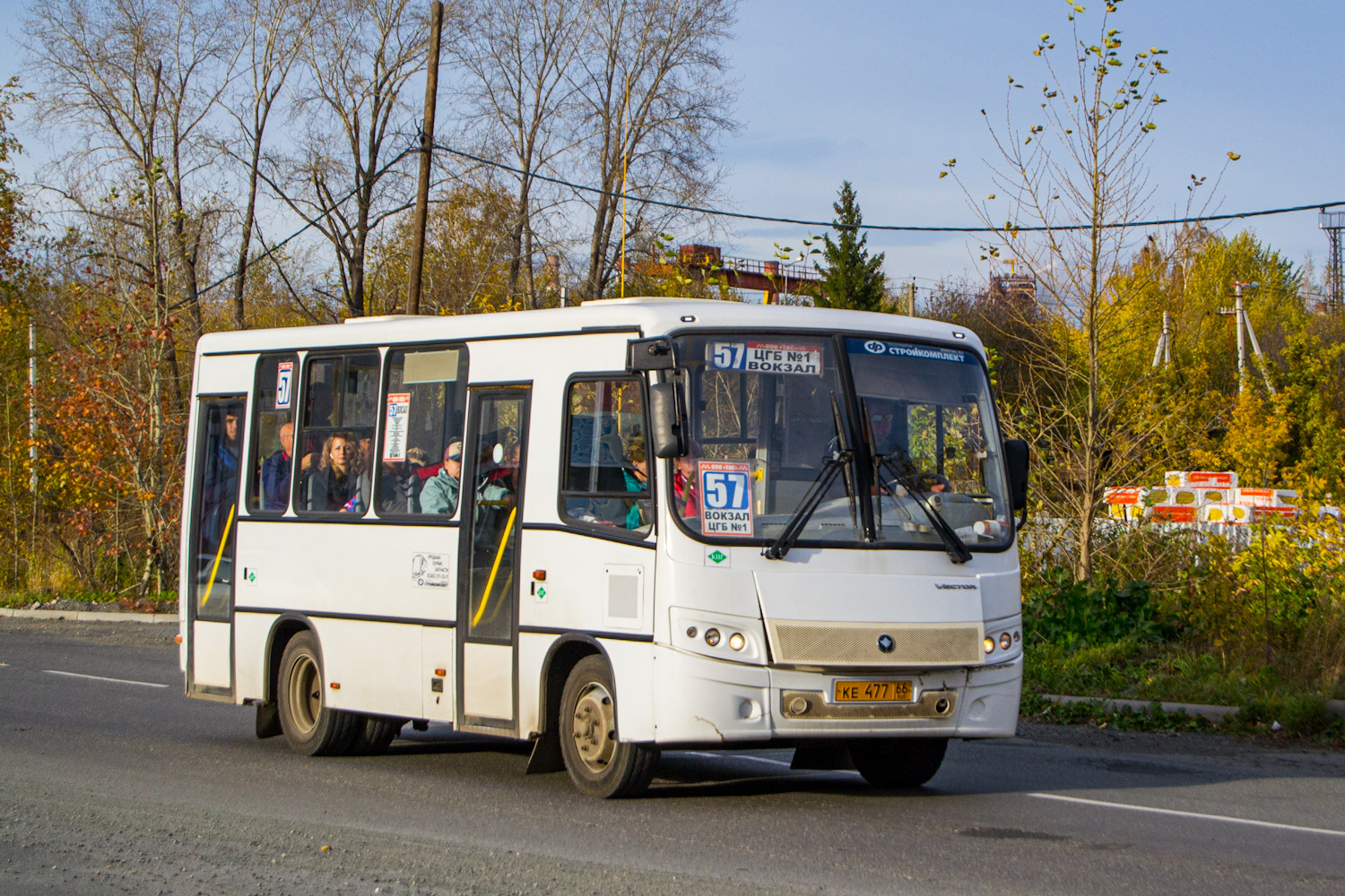 Свердловская область, ПАЗ-320302-33 "Вектор" № КЕ 477 66