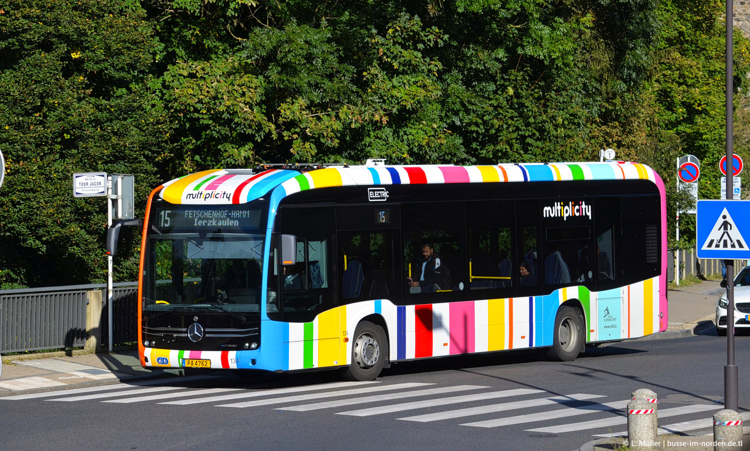 Люксембург, Mercedes-Benz eCitaro № 134