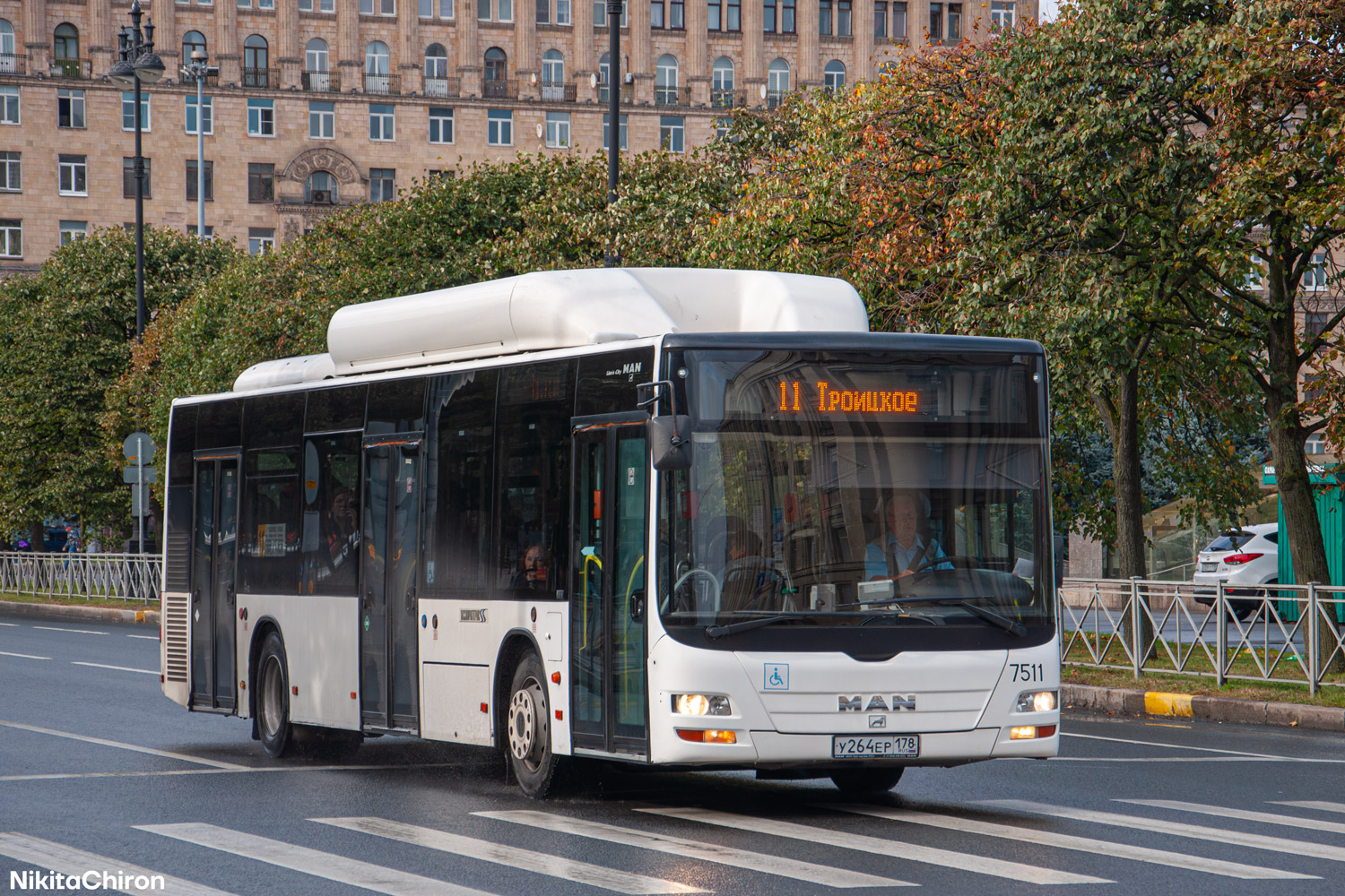 Санкт-Петербург, MAN A21 Lion's City NL313 CNG № 7511