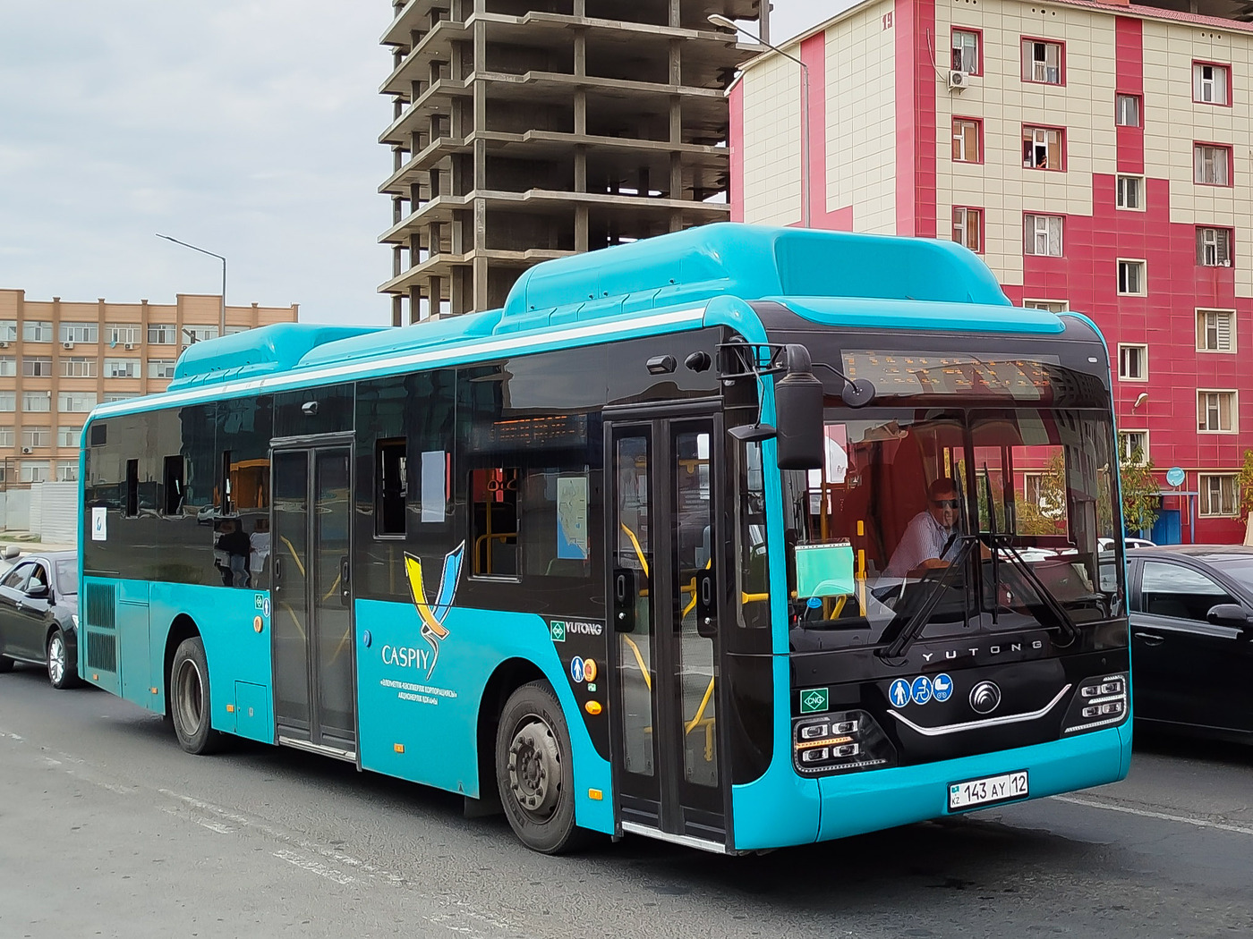 Мангистауская область, Yutong ZK6116HG (QazTehna) № 143 AY 12