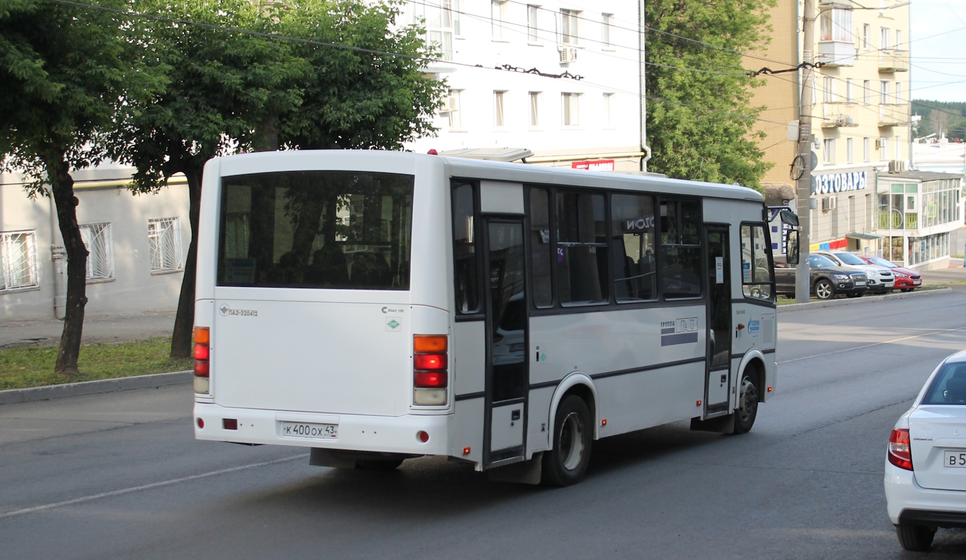 Кировская область, ПАЗ-320412-10 № К 400 ОХ 43