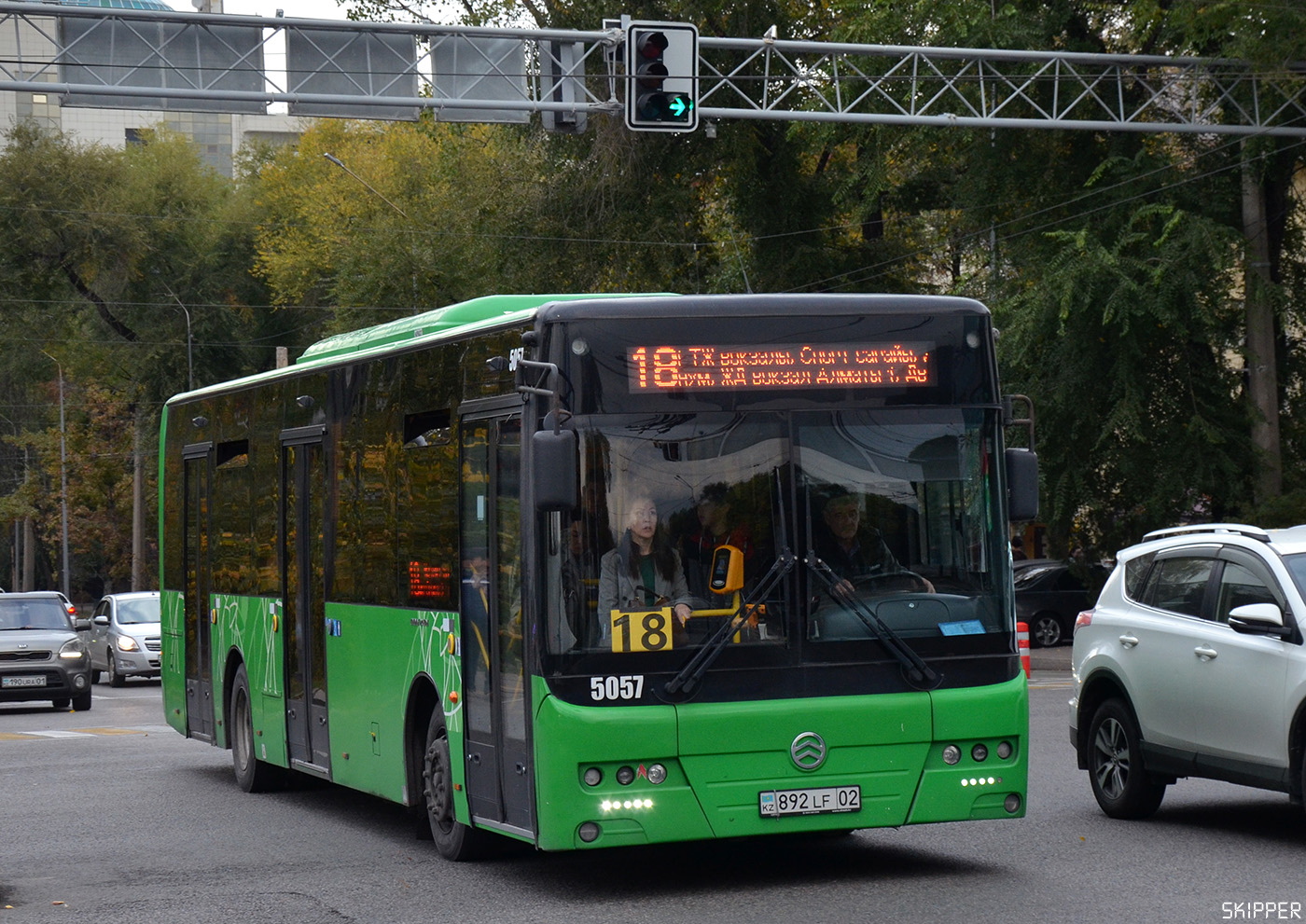 Алматы, Golden Dragon XML6125CR № 5057