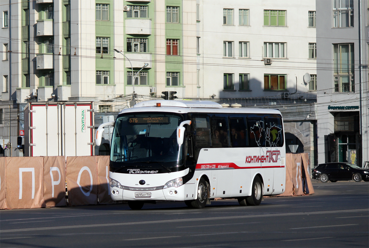 Новосибирская область, Yutong ZK6938HB9 № М 695 КР 154