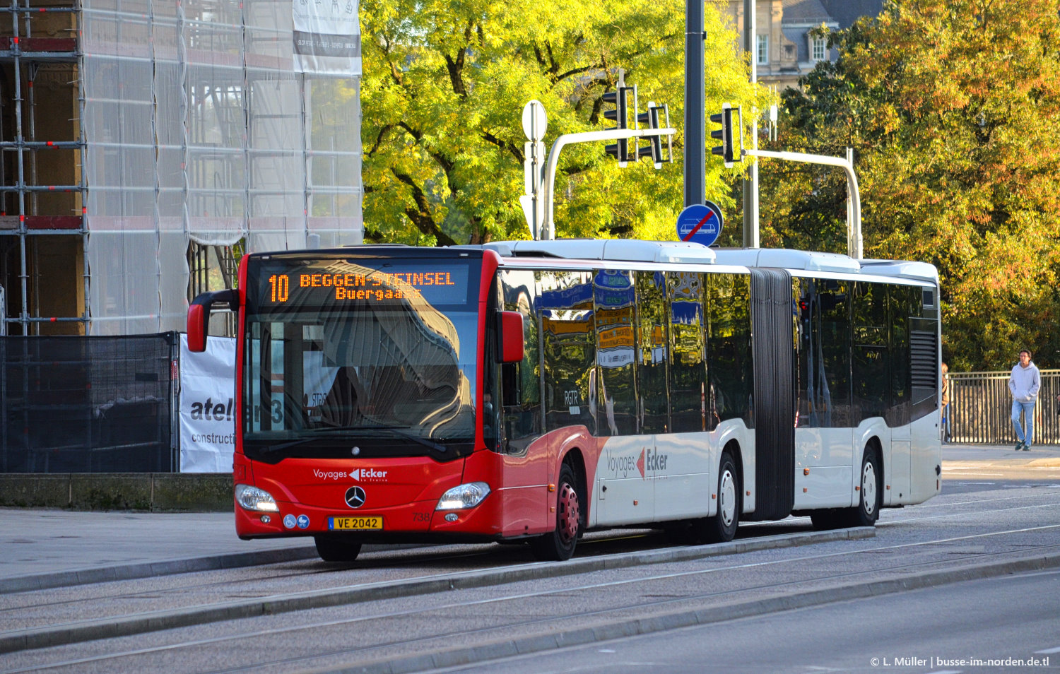 Люксембург, Mercedes-Benz Citaro C2 GÜ № 738
