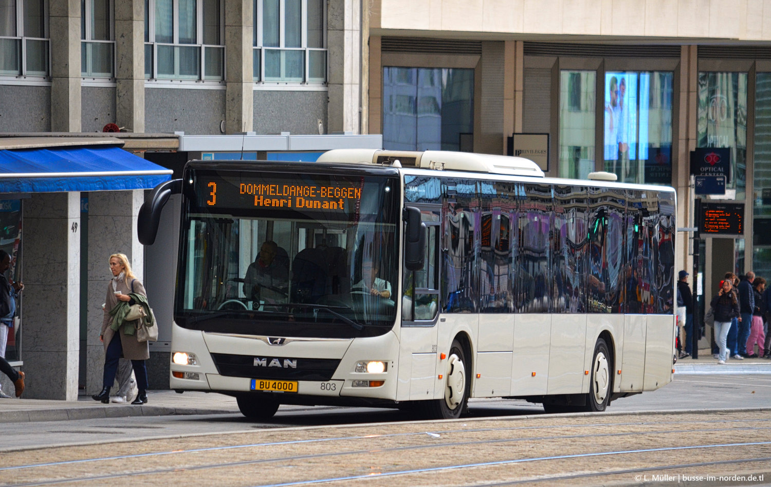 Люксембург, MAN A20 Lion's City Ü NÜ323 № 803