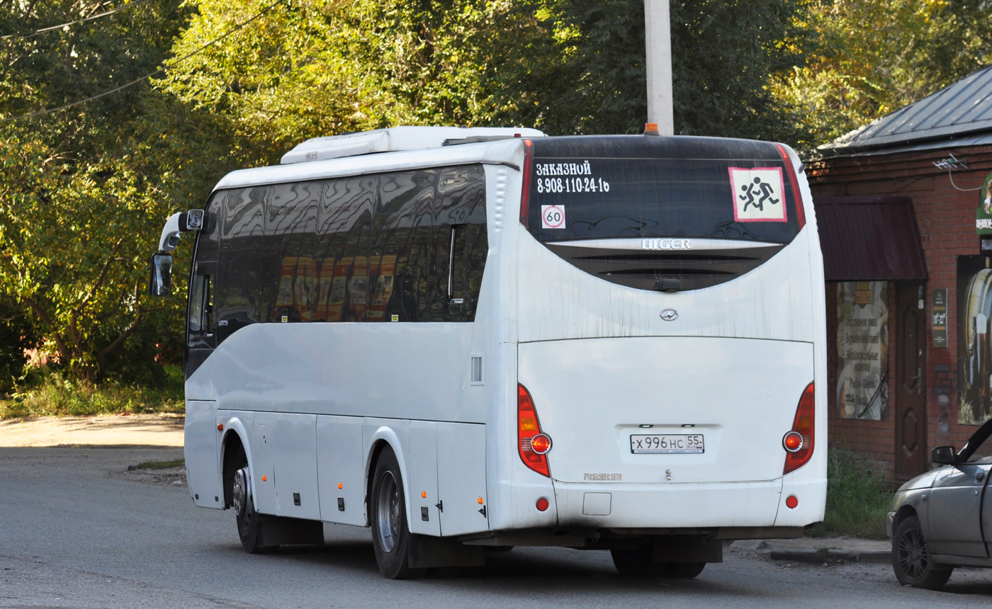 Омская область, Higer KLQ6928Q № Х 996 НС 55