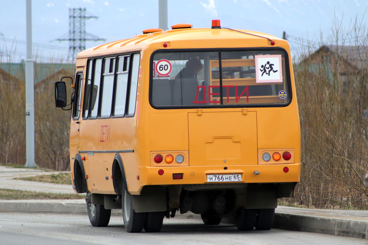 Сахалинская область, ПАЗ-320671-02 № Н 766 НЕ 65