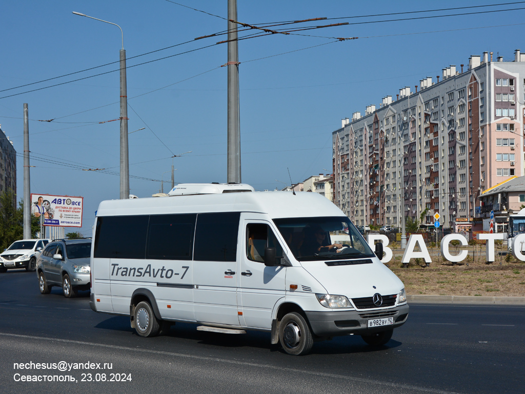 Севастополь, Луидор-223237 (MB Sprinter Classic) № В 982 ВУ 92