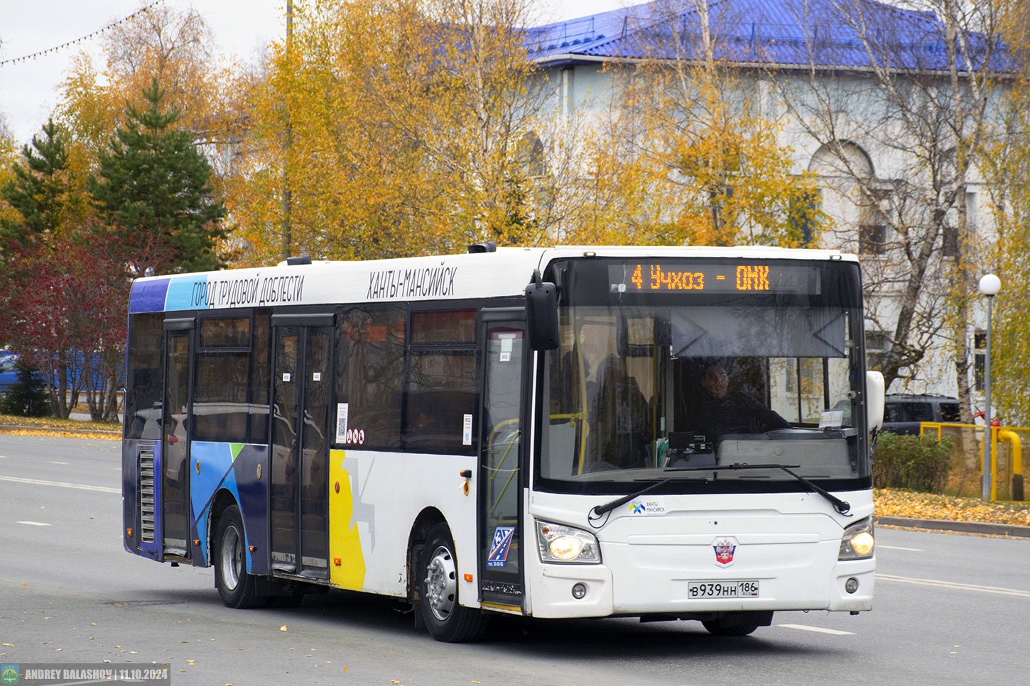 Khanty-Mansi AO, LiAZ-4292.60 (1-2-1) Nr. В 939 НН 186