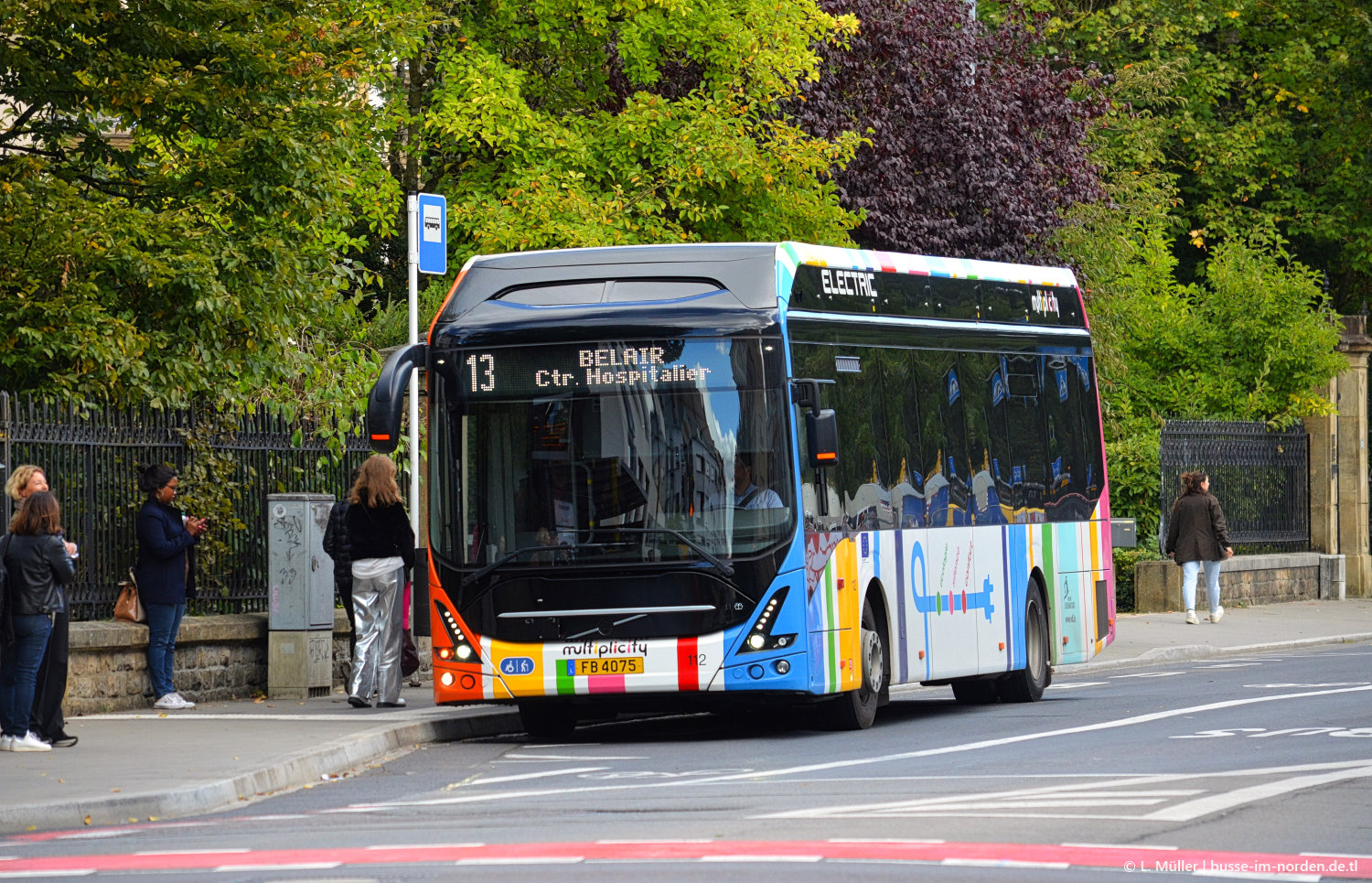 Люксембург, Volvo 7900E № 112