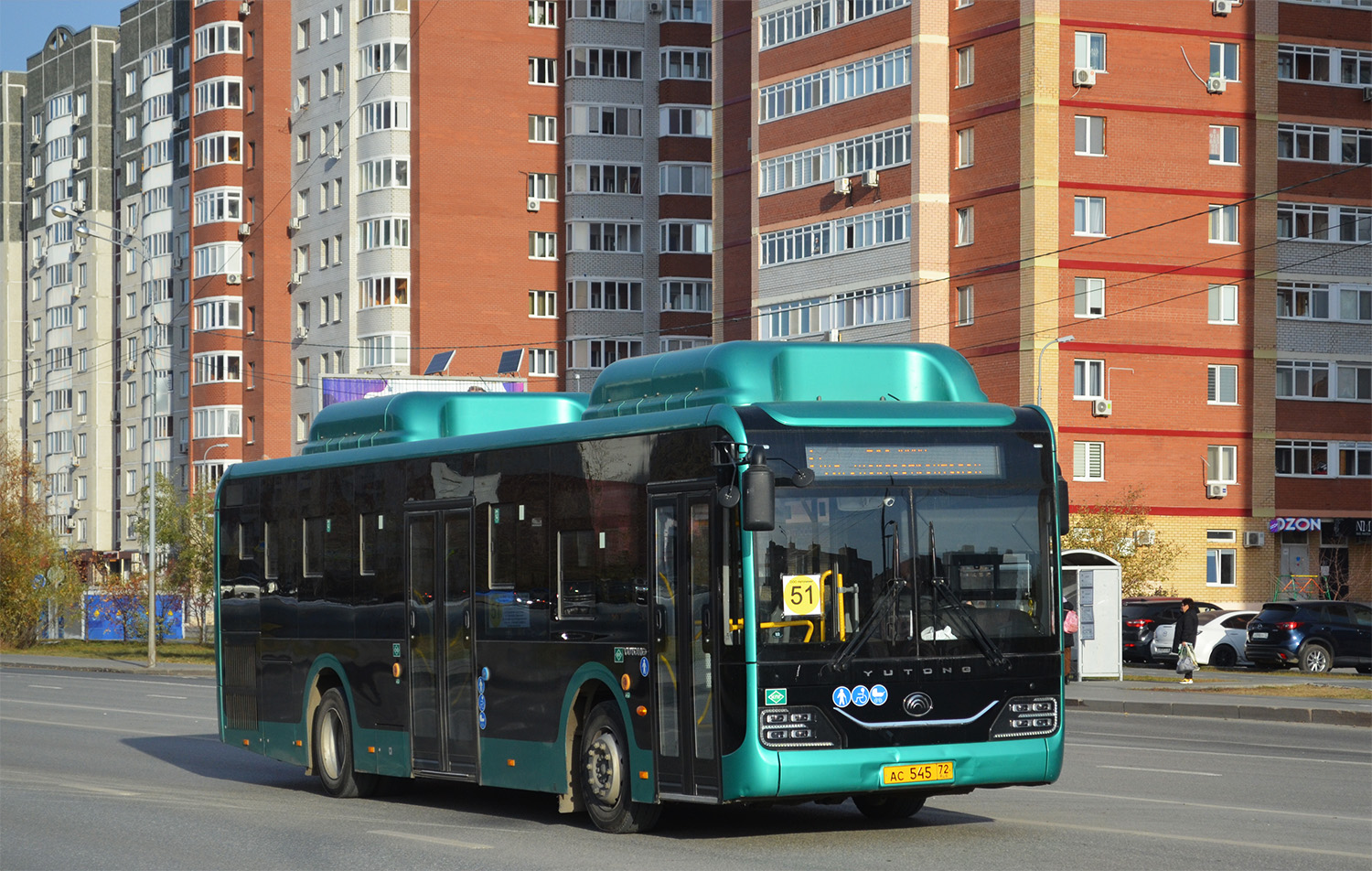 Тюменская область, Yutong ZK6116HG № АС 545 72