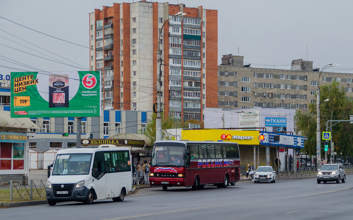 Пензенская область, ГАЗ-A63R42 Next № Н 158 РО 58; Пензенская область, Setra S215HD № К 005 РУ 58