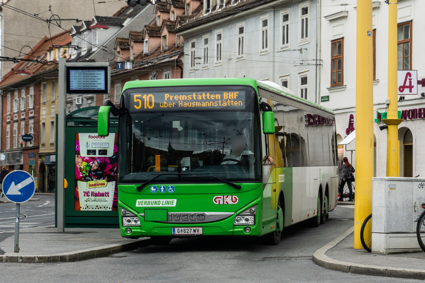 Австрия, IVECO Crossway LE LINE 14.5M № G 627 WV
