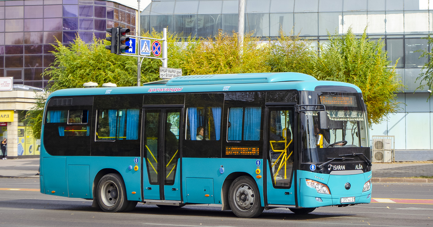 Карагандинская область, Yutong ZK6852HG (СарыаркаАвтоПром) № 317 AJ 01 Карагандинская область, Yutong ZK6852HG (СарыаркаАвтоПром) № 317 AJ 01