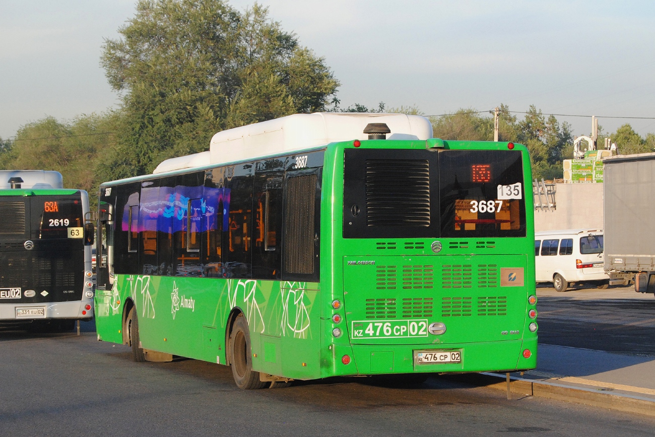 Алматы, Golden Dragon XML6125CN (Hyundai Trans Auto) № 3687
