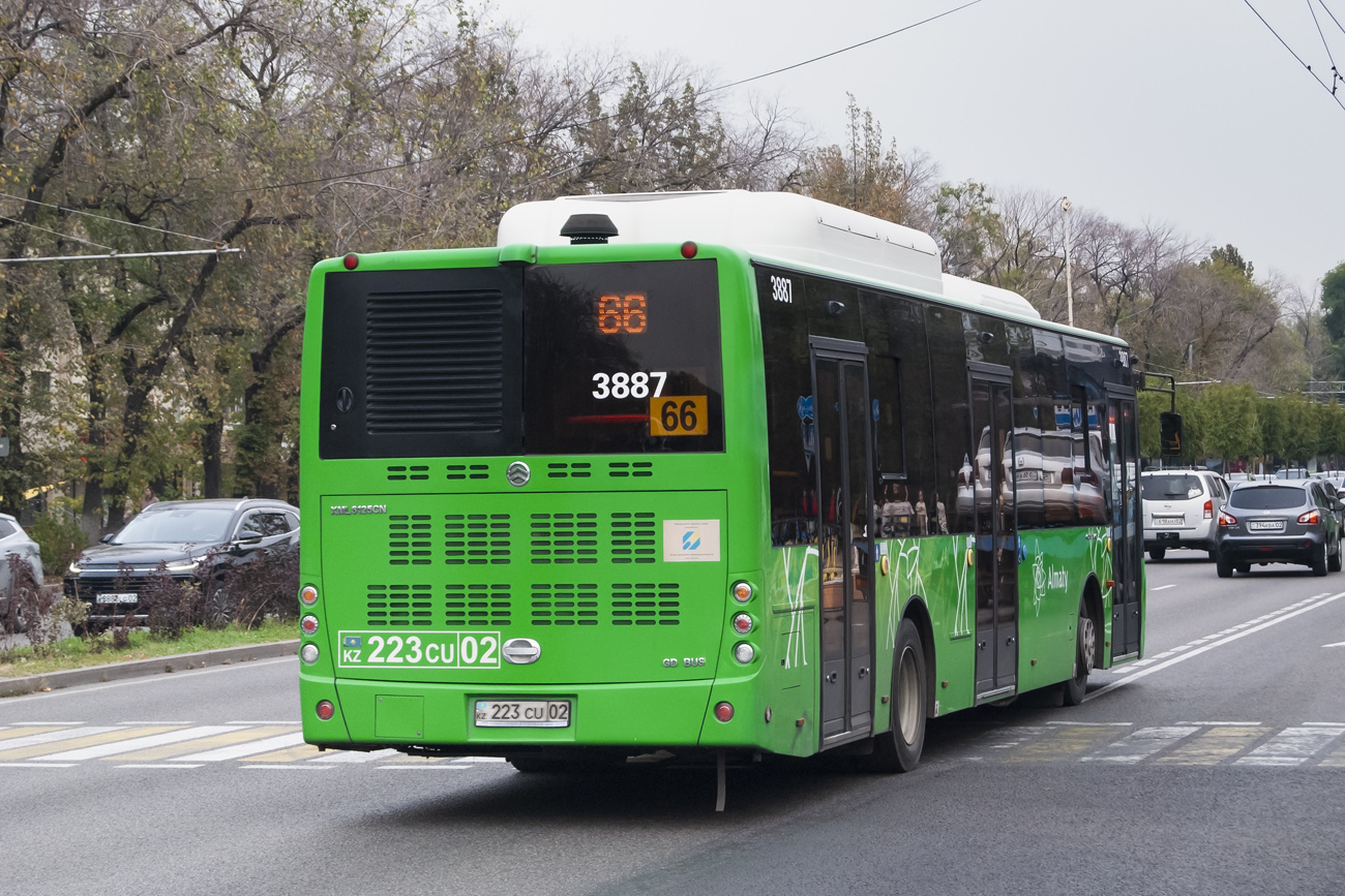 Алматы, Golden Dragon XML6125CN (Hyundai Trans Auto) № 3887