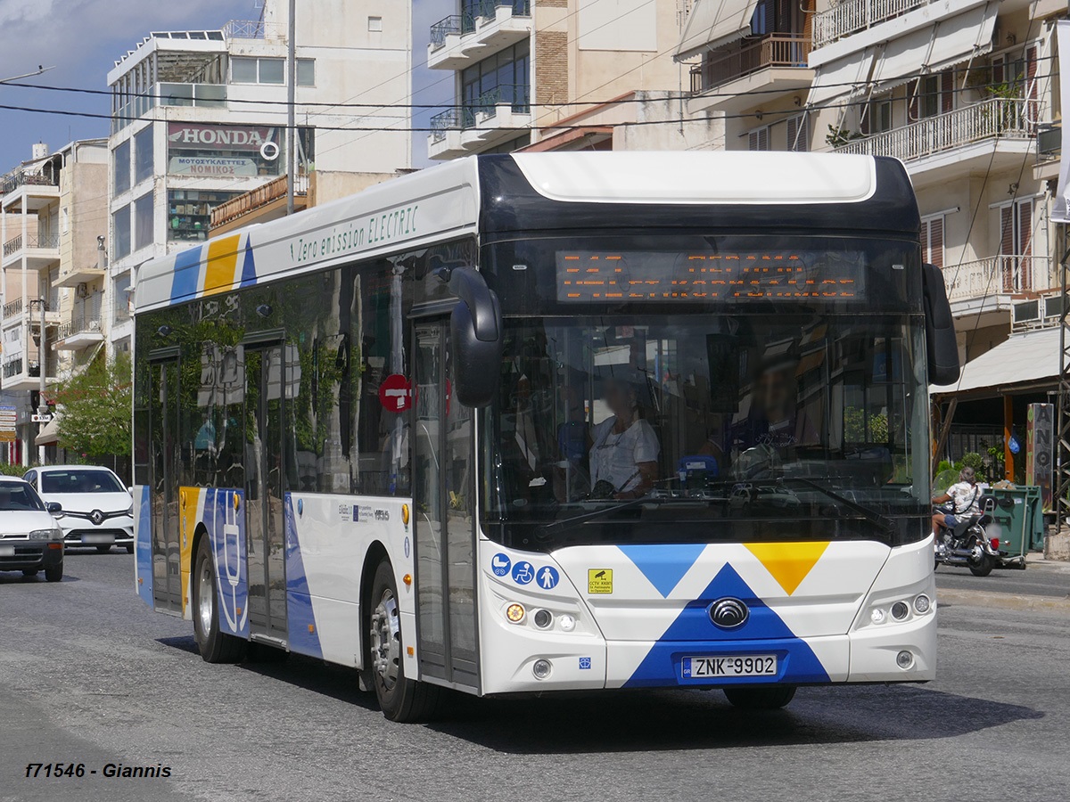 Греция, Yutong E12 (ZK6128BEVG) № 9902