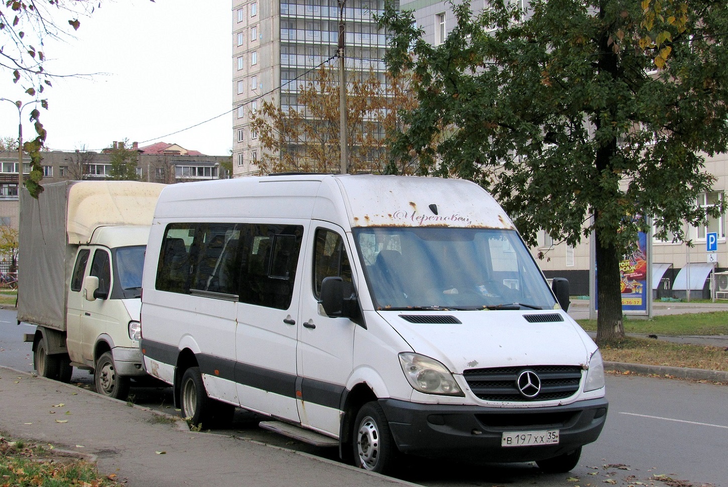 Вологодская область, Луидор-22360C (MB Sprinter) № В 197 ХХ 35