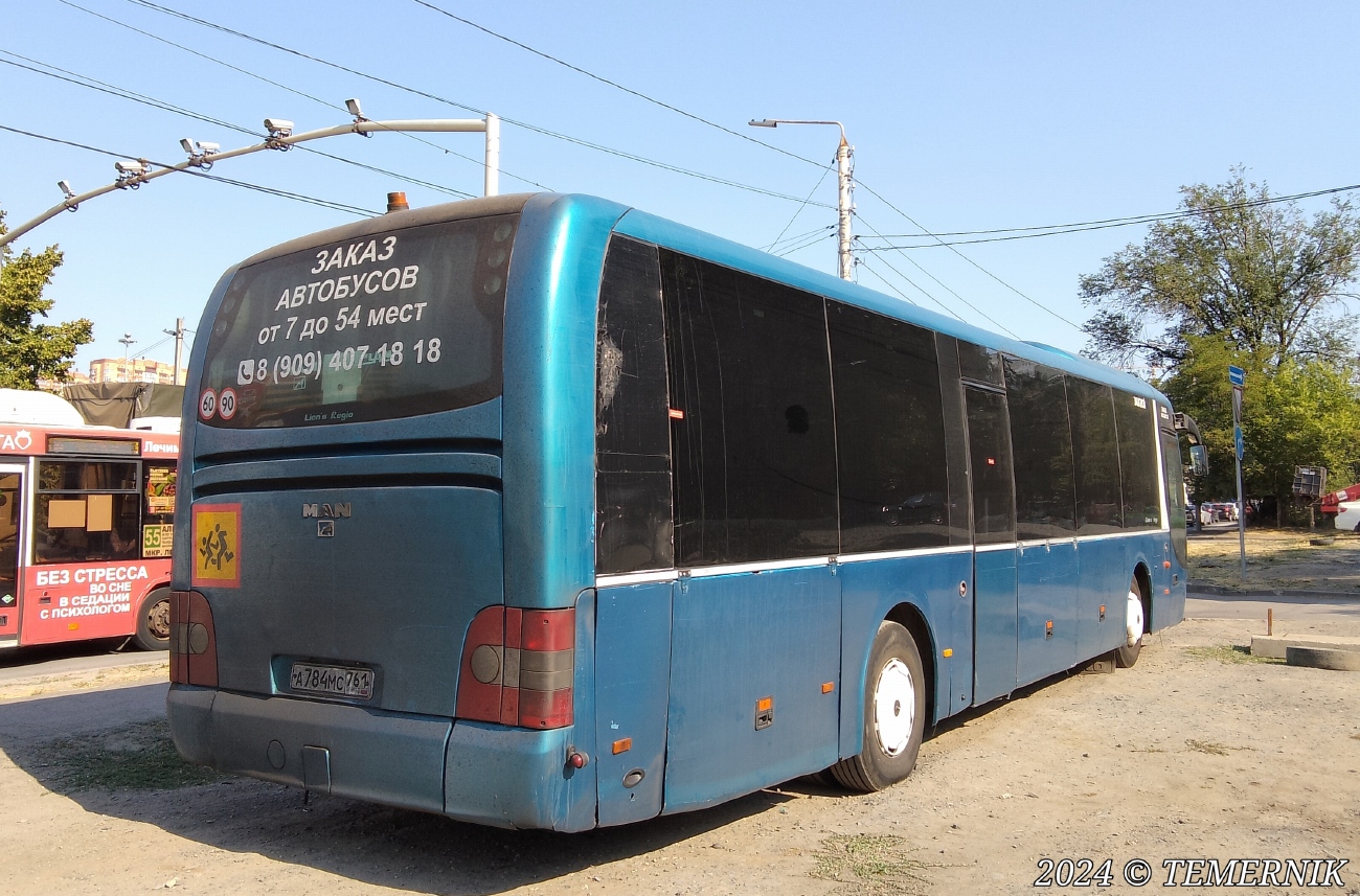 Ростовская область, MAN R12 Lion's Regio ÜL314 № А 784 МС 761