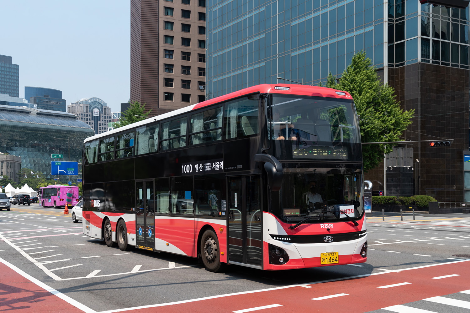 Южная Корея, Hyundai ELEC City Double Decker № 경기 73 아 1464