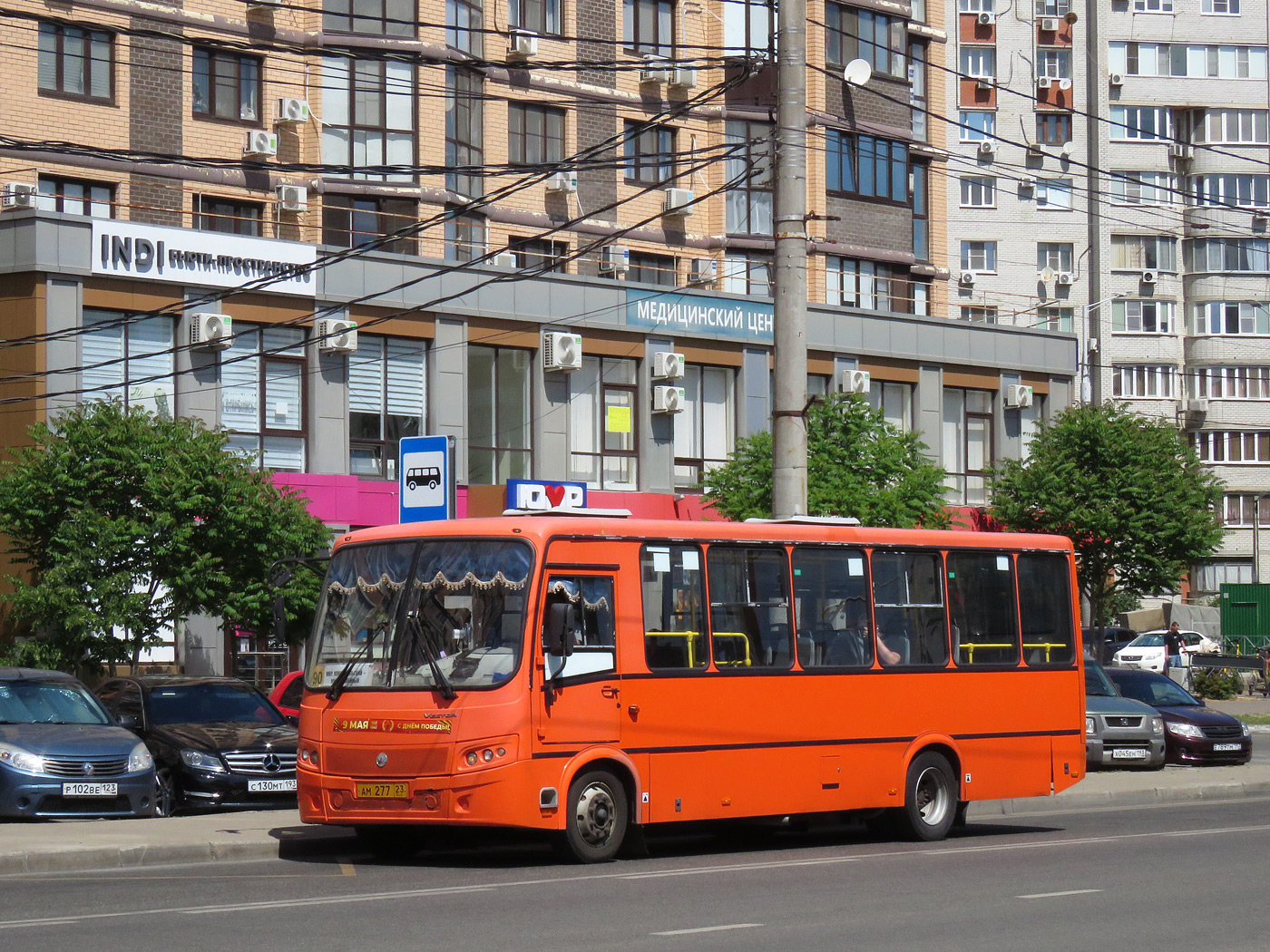 Краснодарский край, ПАЗ-320414-05 "Вектор" (1-2) № АМ 277 23