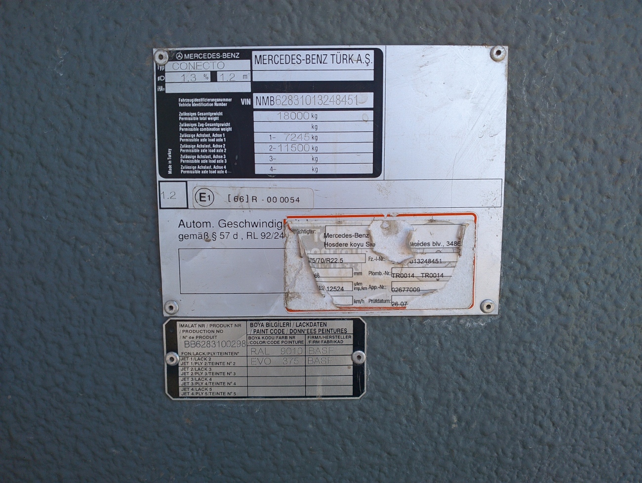 Узбекистан, Mercedes-Benz Conecto II № 12565