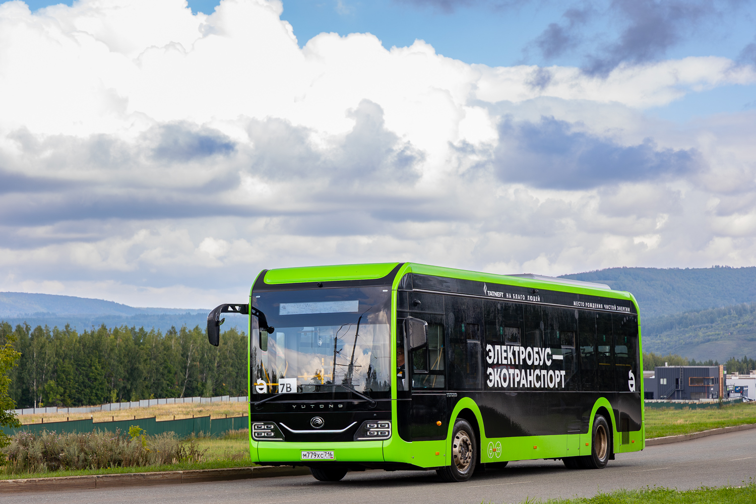 Татарстан, Yutong ZK6106BEVG (QazTehna) № М 779 ХС 716