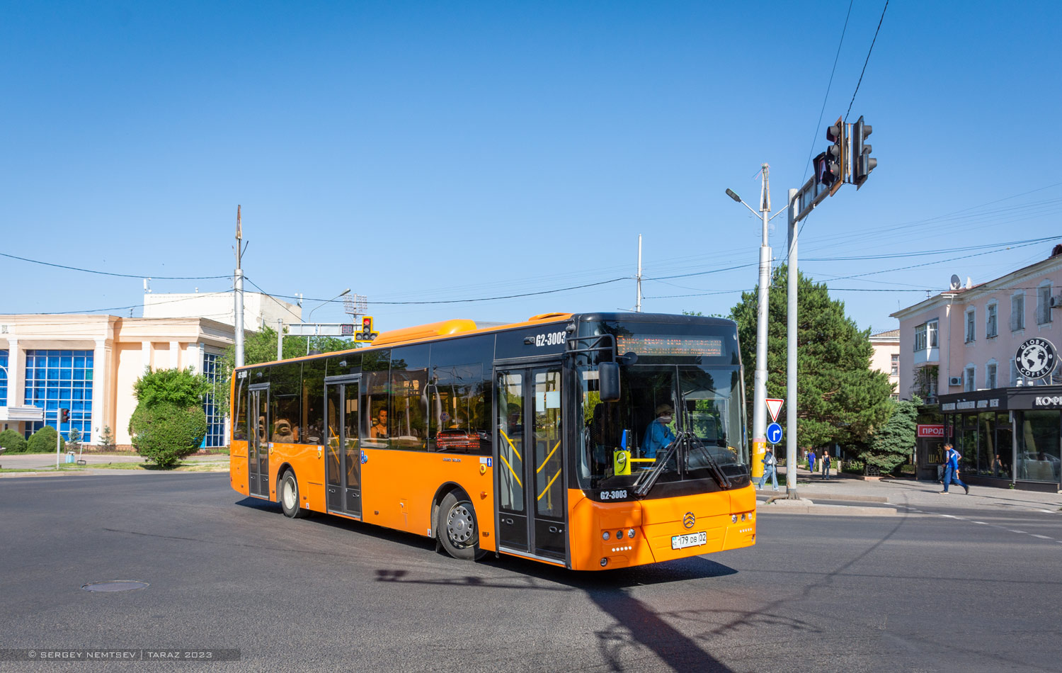 Жамбылская область, Golden Dragon XML6125CR (Hyundai Trans Auto) № G2-3003