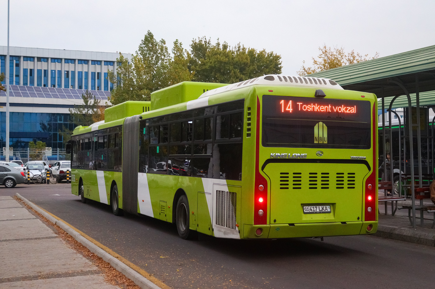 Узбекистан, King Long XMQ6180G № 02565