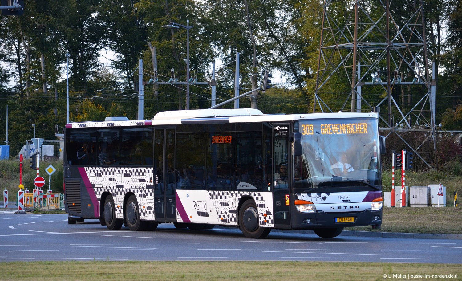 Люксембург, Setra S418LE business № EW 1349