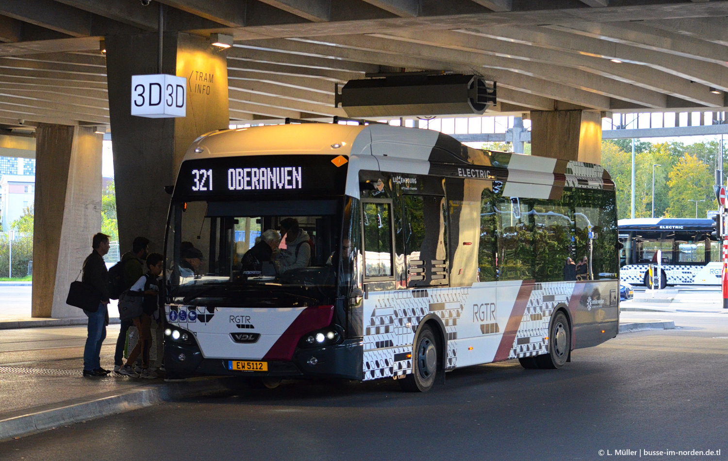 Люксембург, VDL Citea LLE-99 Electric № EW 5112
