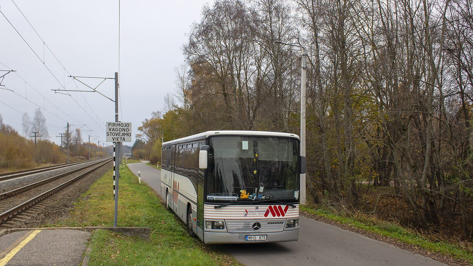 Литва, Mercedes-Benz O550 Integro (France) № MHS 876