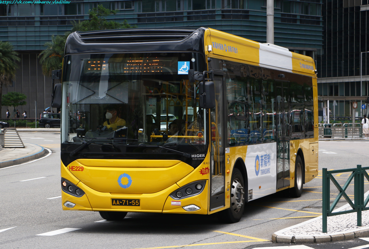 Китай, Higer KLQ6106GHEV № HE229