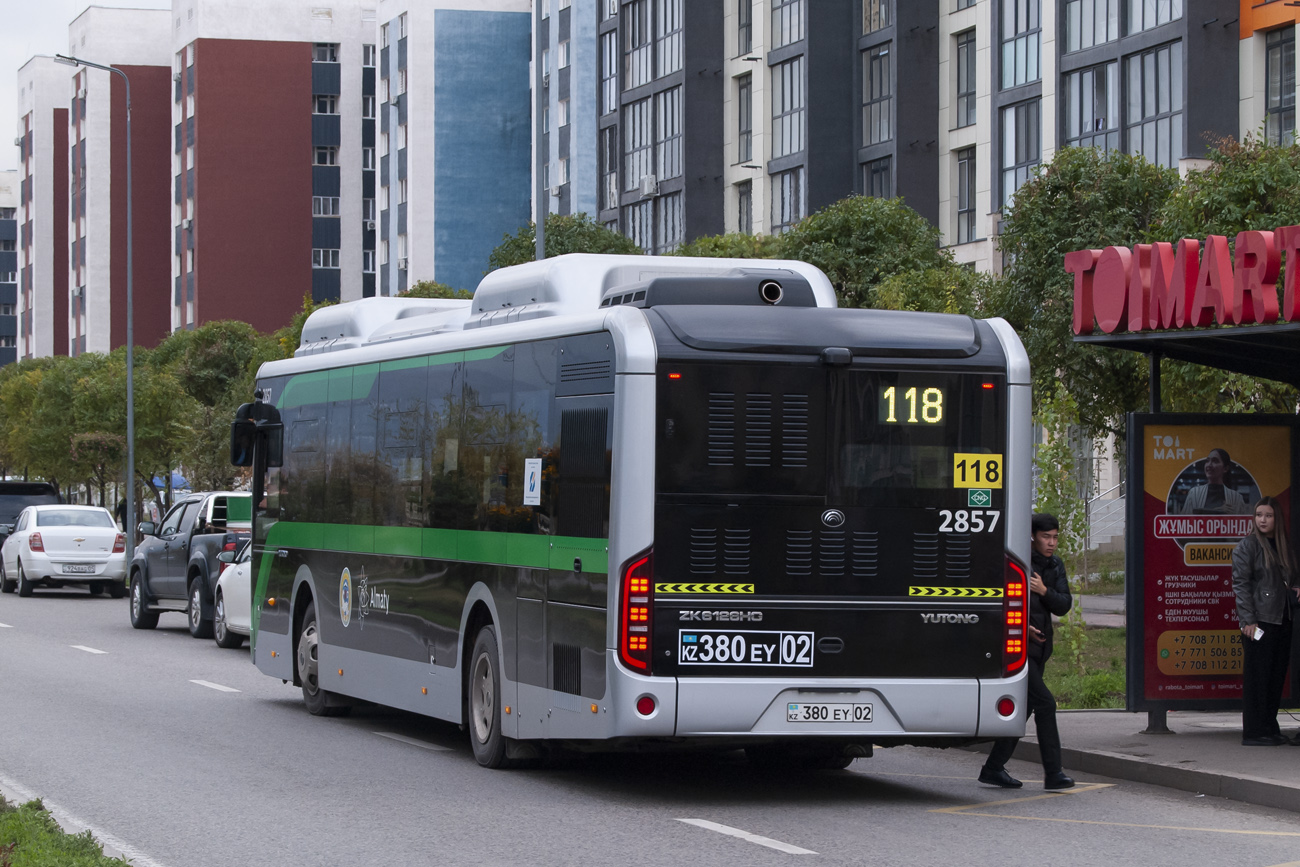 Алматы, Yutong ZK6126HG (QazTehna) № 2857