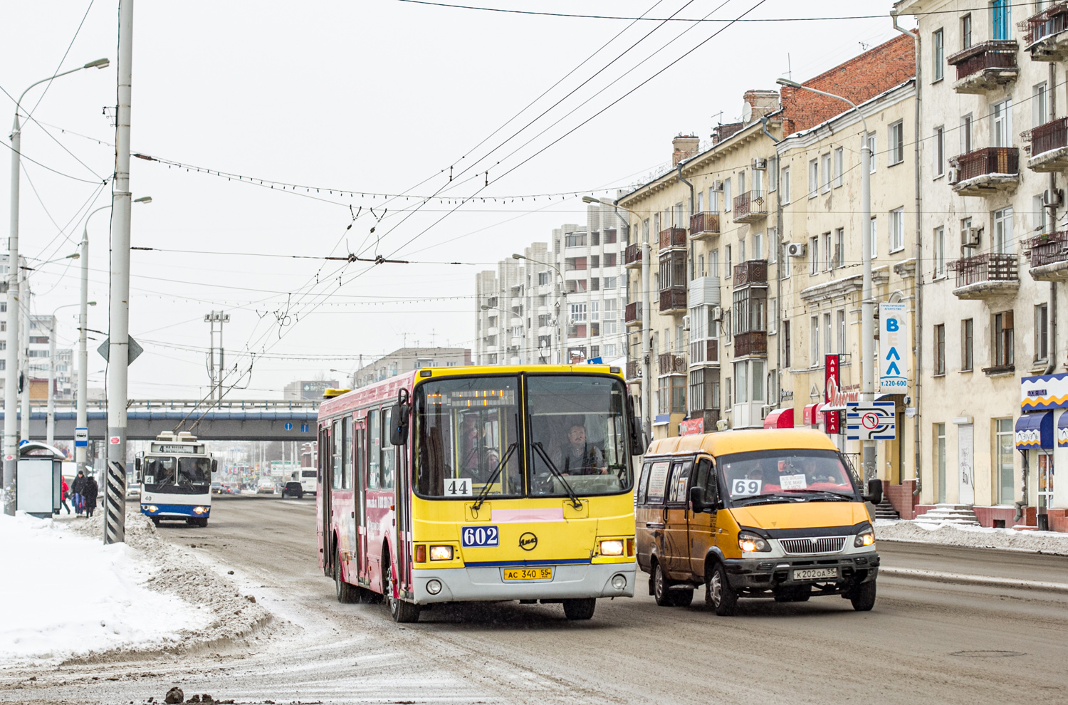 Omsk region, LiAZ-5256.45 # 602
