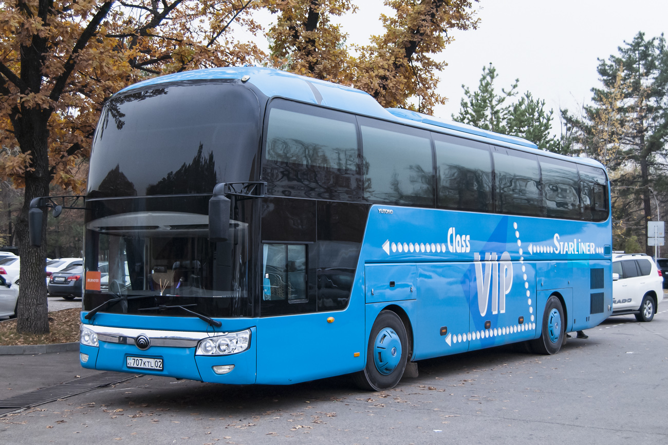 Алматы, Yutong ZK6126HQY5Y № 707 KTL 02
