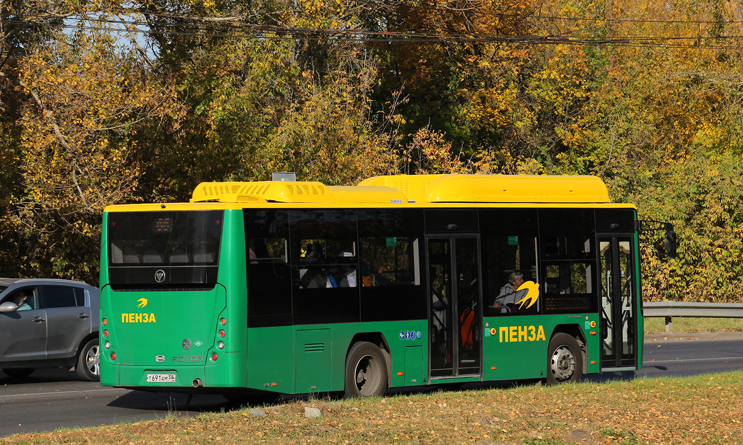 Пензенская область, Foton BJ6105C6MCD-1 № Т 691 АМ 58