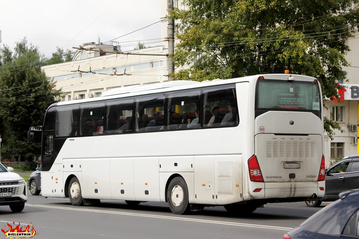 Владимирская область, Yutong ZK6122H9 № О 704 ТТ 33