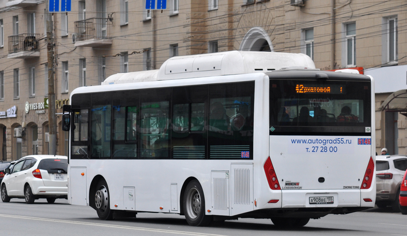 Омская область, Zhong Tong LCK6860HGN № 6146