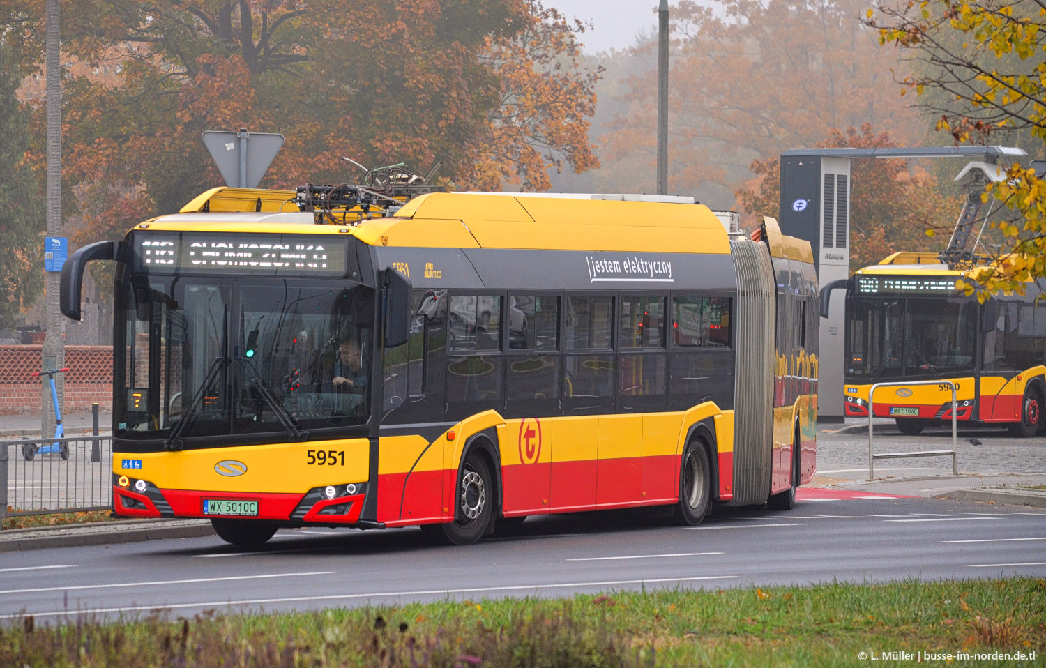 Польша, Solaris Urbino IV 18 electric № 5951