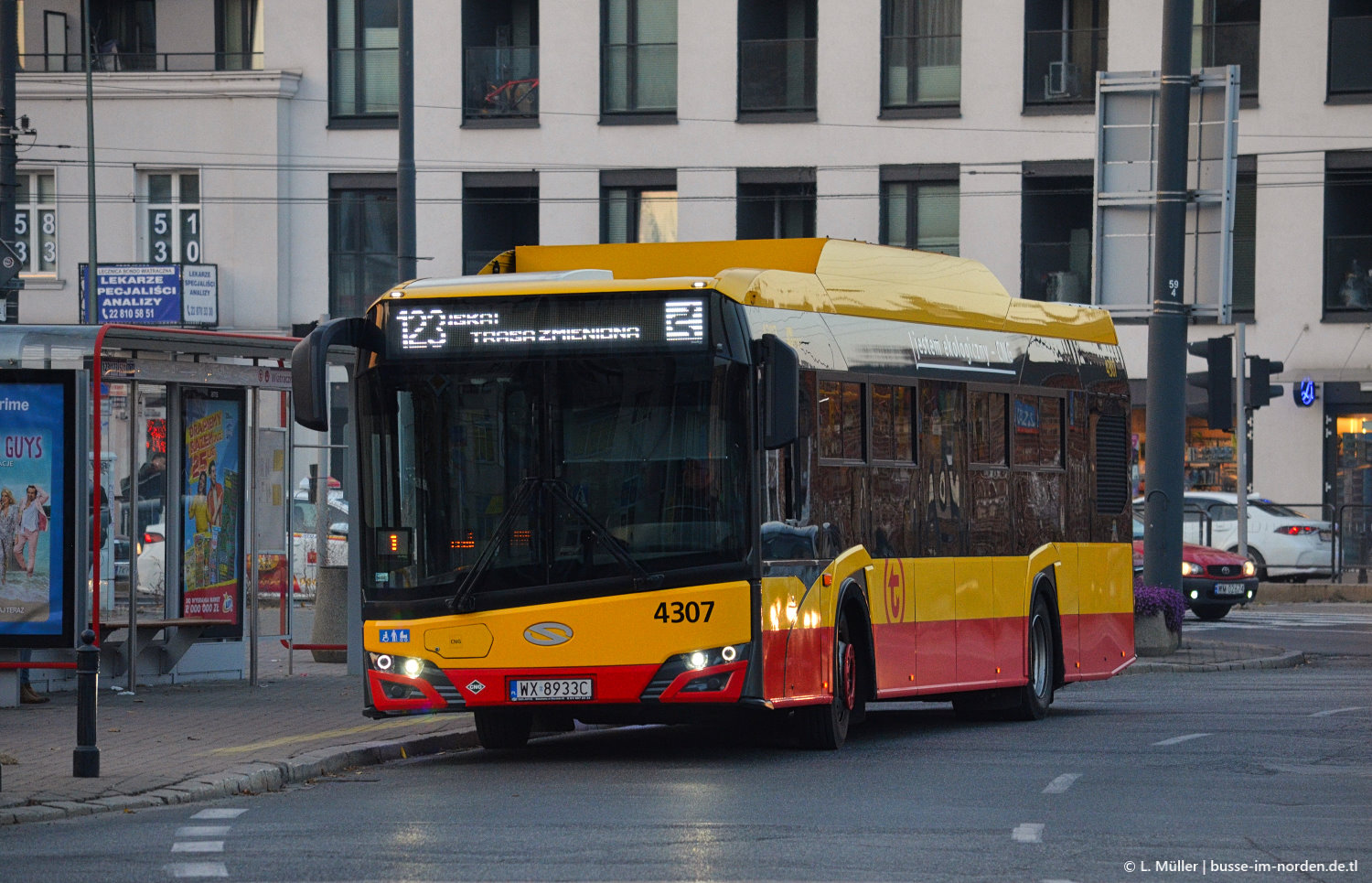 Polen, Solaris Urbino IV 12 CNG Nr. 4307