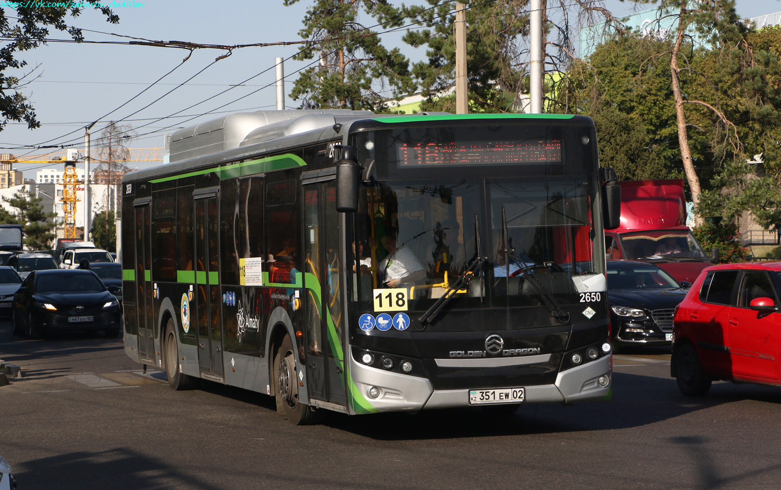 Алматы, Golden Dragon XML6125CN (Hyundai Trans Auto) № 2650